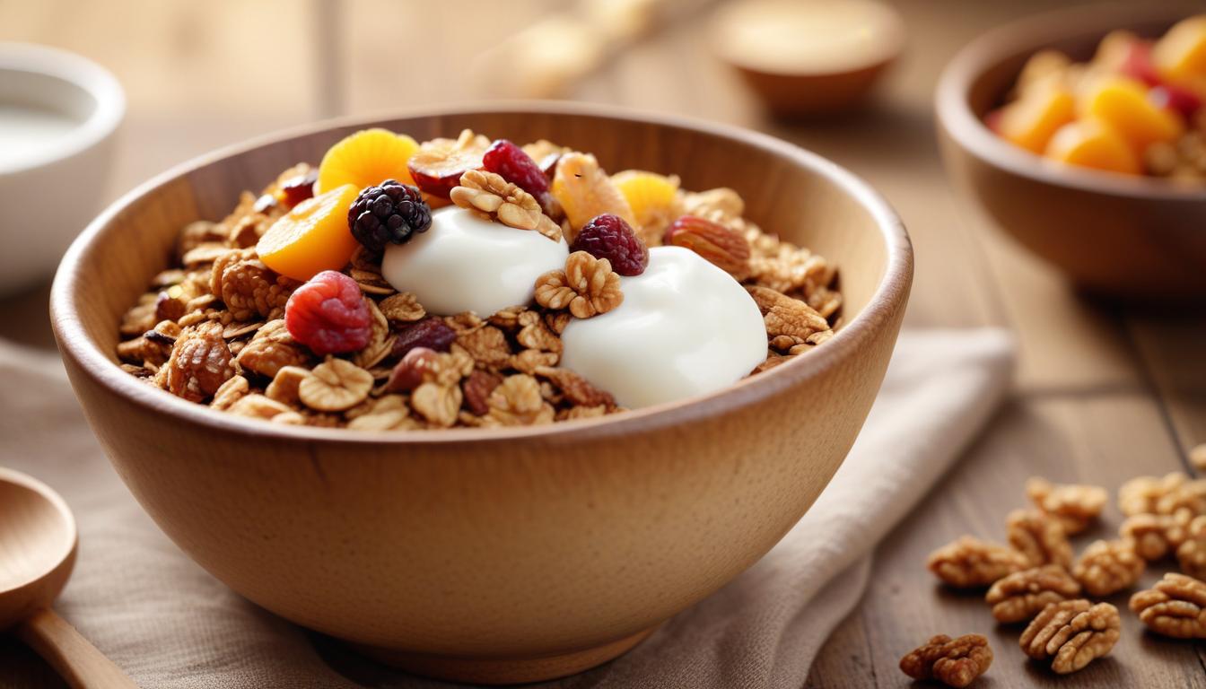 Ceviz ve Yulafla Dolu Glutensiz Granola Tarifi