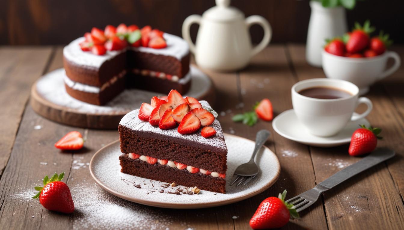 Badem Unlu ve Glutensiz Çikolatalı Kek Tarifi