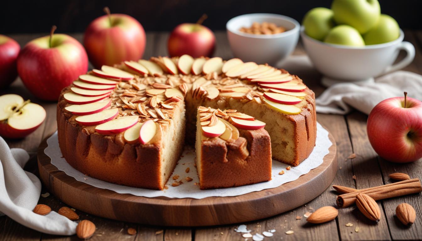 Şekersiz Glutensiz Elmalı Kek Tarifi