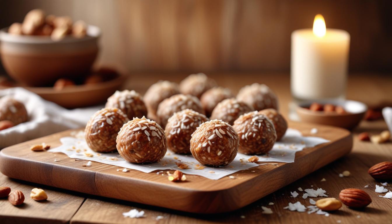 Glutensiz Hurmalı Enerji Topları